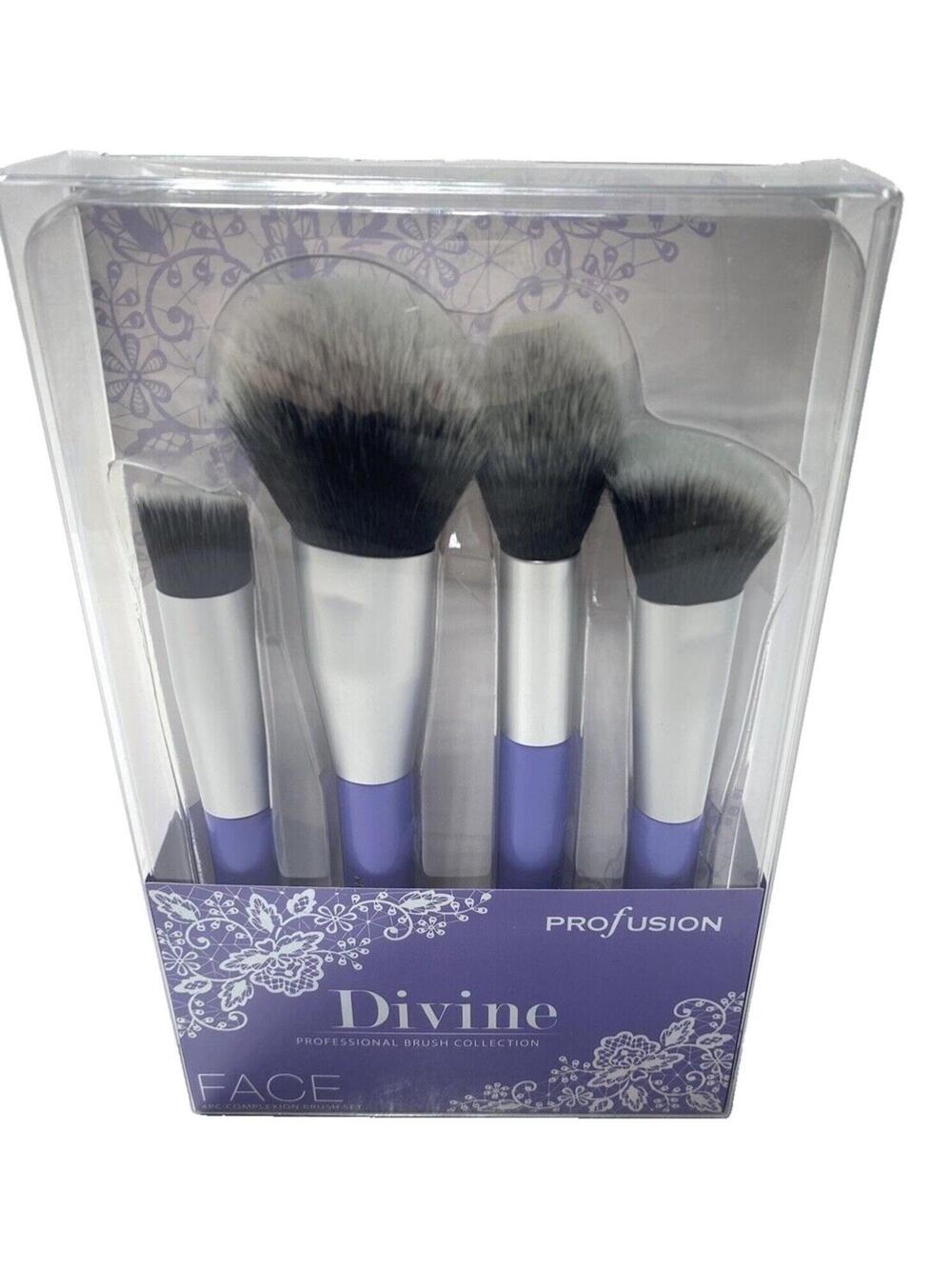 Profusion Divine Face Brush Set Professional Makeup Tools Brand New Cosmetics